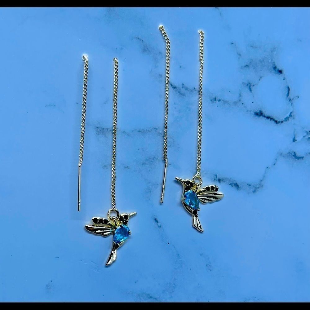 Hummingbird earrings
